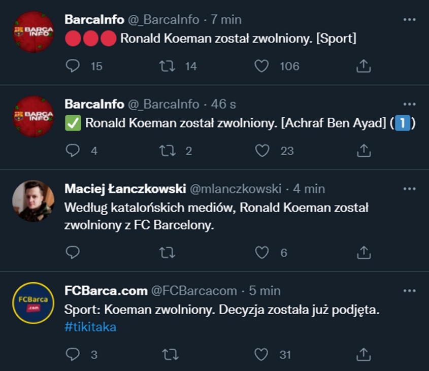 BOOM! BARCA POZDJĘŁA DECYZJĘ WS. KOEMANA!